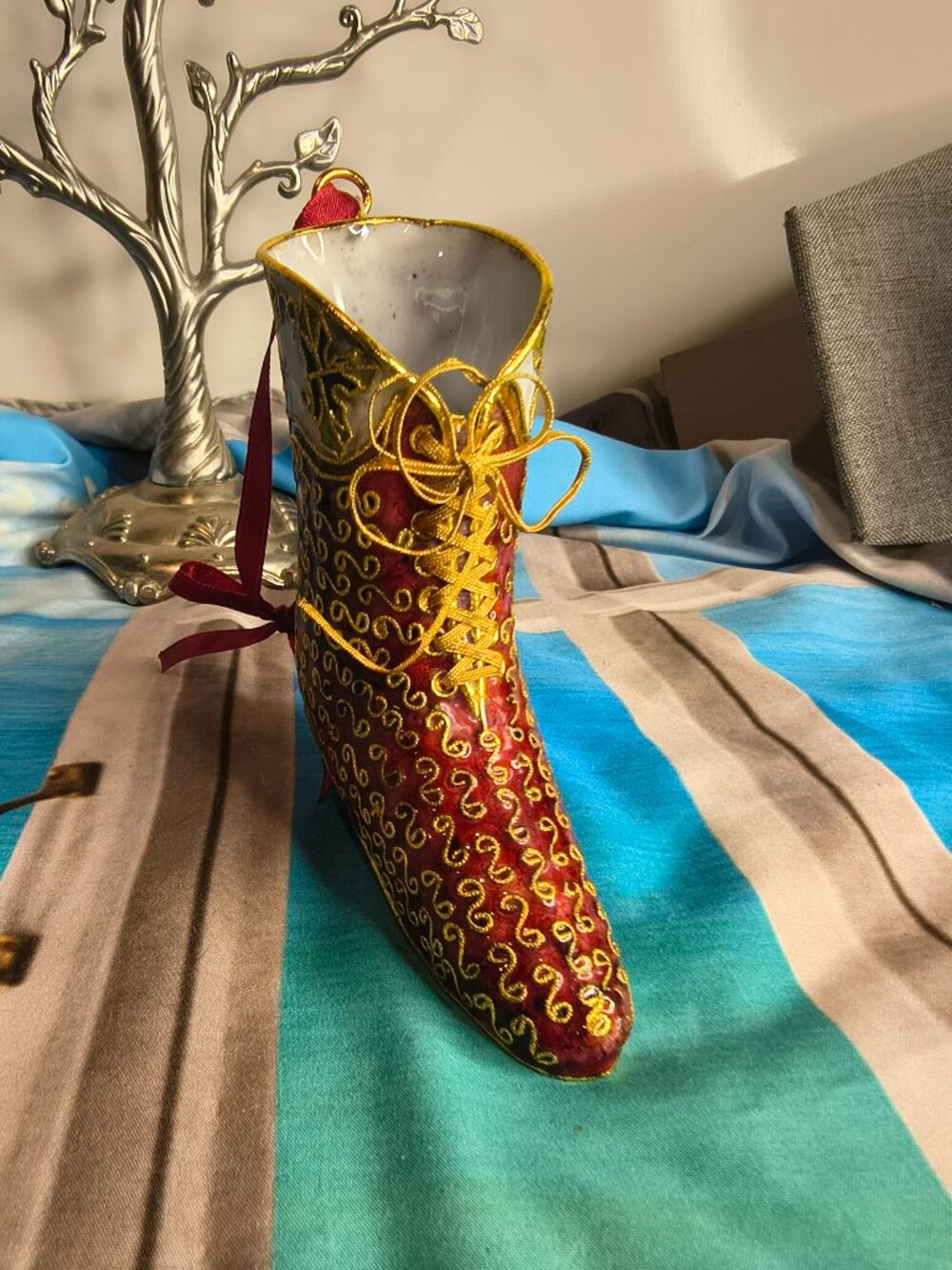 Dillards Cloisonne Shoe Ornament